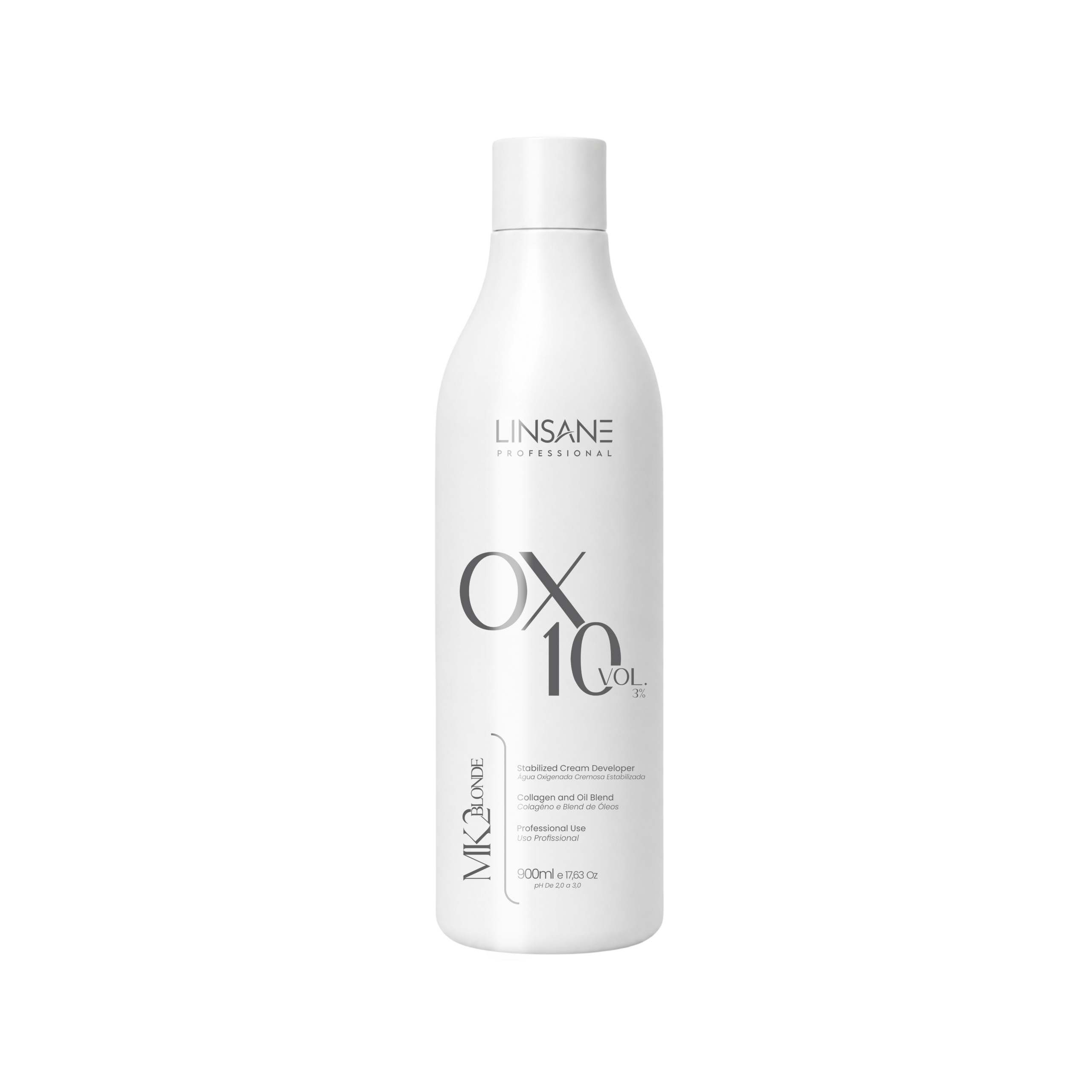 MK2 Blonde Água Oxigenada Cremosa 10 Volumes 900ml