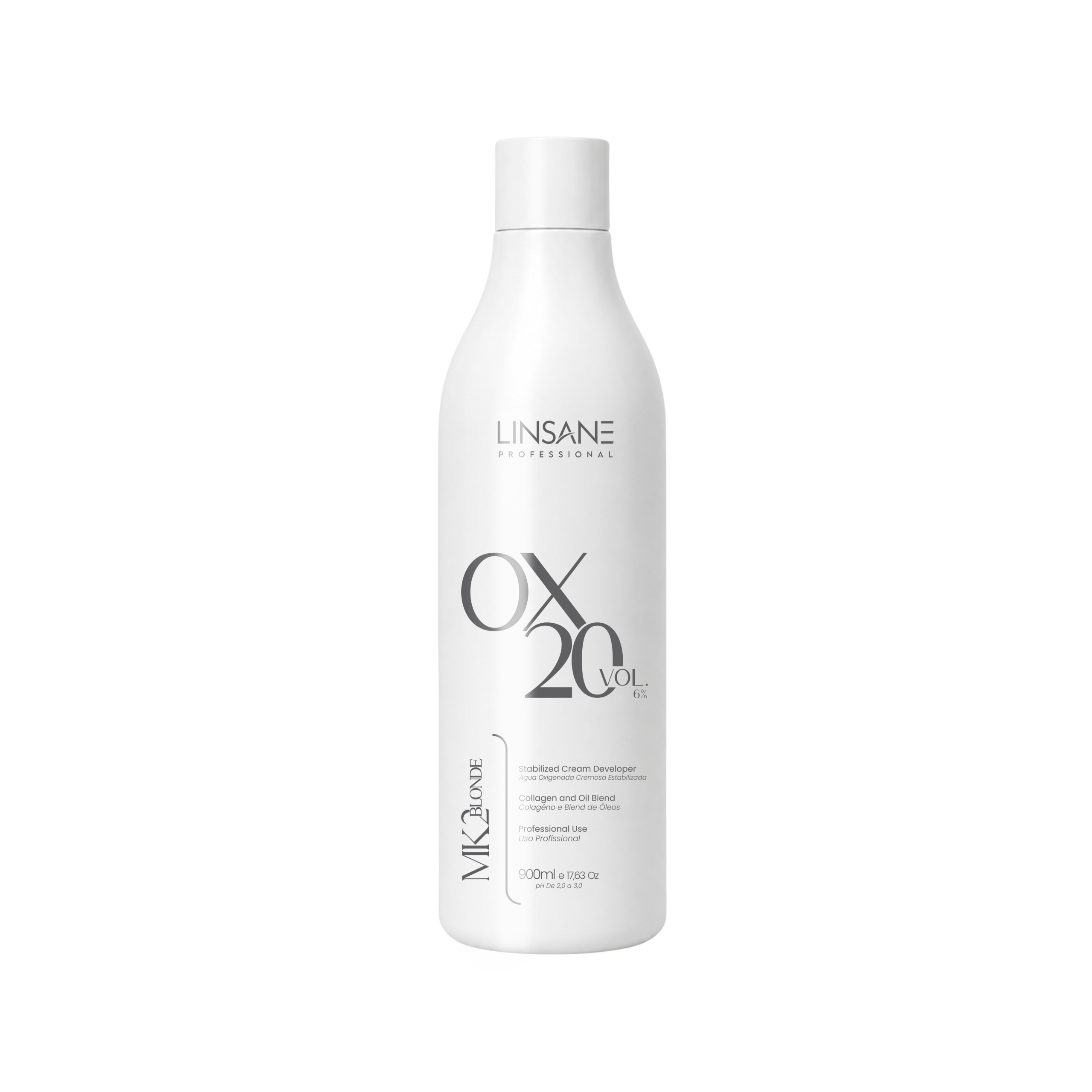 MK2 Blonde Água Oxigenada Cremosa 20 Volumes 900ml